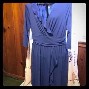 Women’s fancy blue dress
